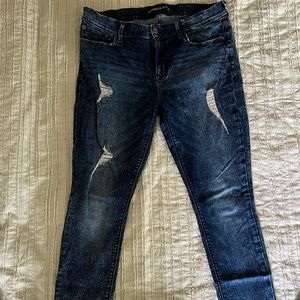 Express dark wash jeans